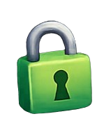 Paddle-secured payments icon