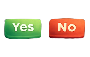 Yes / No placeholder